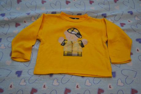 Žlutá mikina s medvídkem, 116