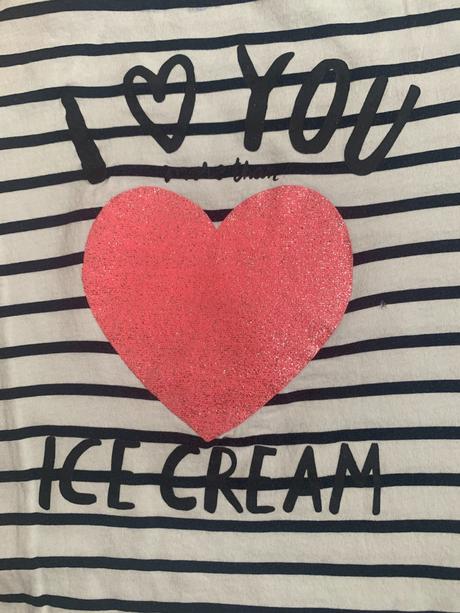 Tílko & tričko se srdíčkem h&m vel. 122/128, h&m,122