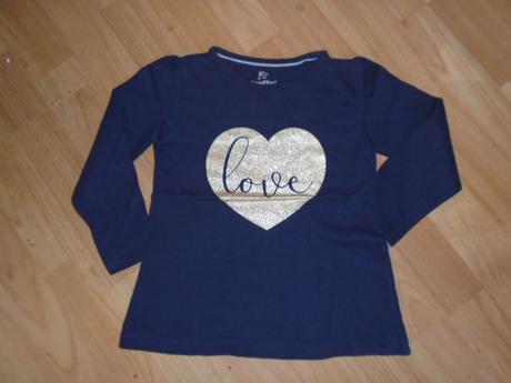Tričko vel 98/104 srdce, lupilu,104