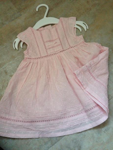 Něžné šaty next starorůžová velikost 3 měsíce,6kg, next,62