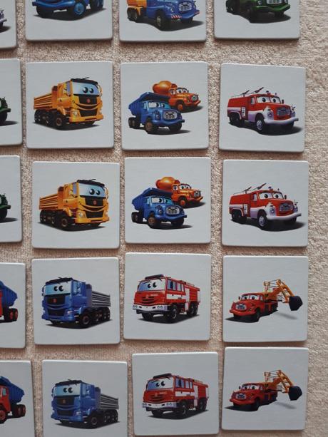 Pexeso dino tatra, 48 pevných kartiček + puzzle,