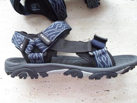 Modré černé boty sandály, 41