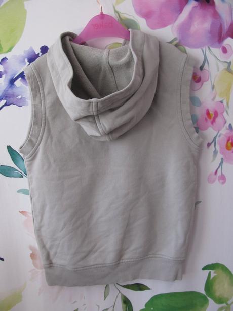 Mikinová vesta s kapucí, teplákovina puma/unisex, puma,128