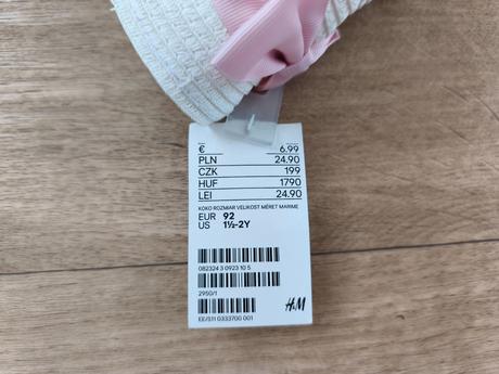 Dětský klobouček, h&m,92