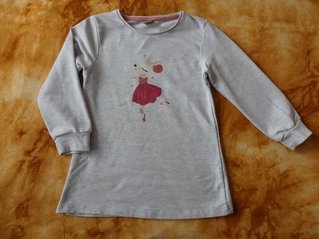 Silnější tričko s myškou, vel. 122/128, kiki&koko,122