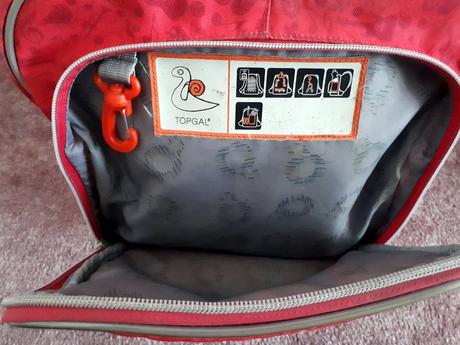 Školní aktovka (batoh) topgal, 1-3.třída, růžová, 