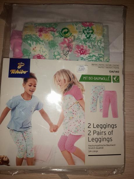 2x leginy tcm, vel 134/140, tcm,134