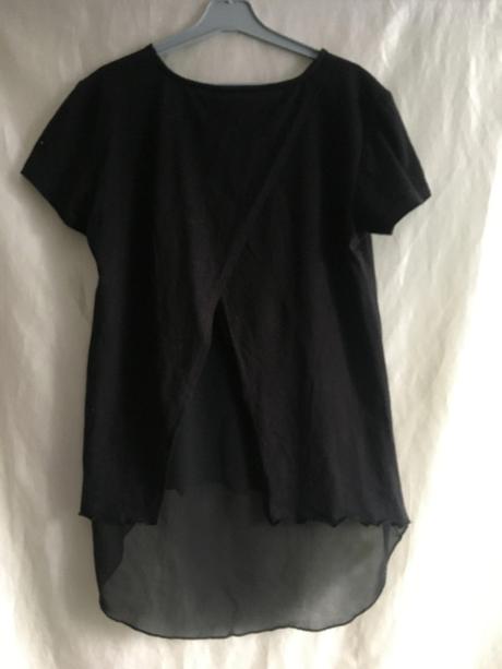 Vel. 158 černý dívčí top, 158