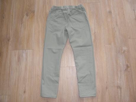 Chlapecké světlé khaki rifle / džíny h&m vel.134, h&m,134