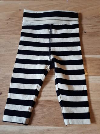 Pruhované legíny, h&m,62