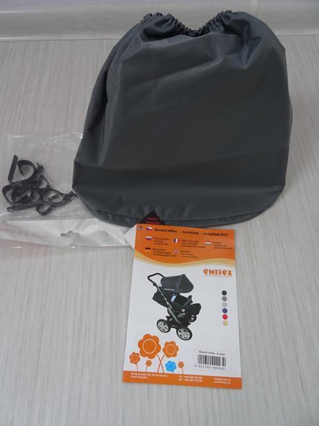 Nová sluneční stříška na kočárek, emitex