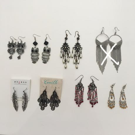 Bižuterie - náušnice 8 ks, 