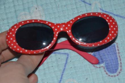 Červené sluneční brýle s puntíky, 1-3 roky, next, 
