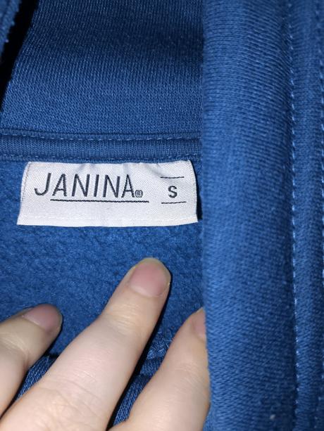 Modrá mikina s kapucí janina vel. s, s