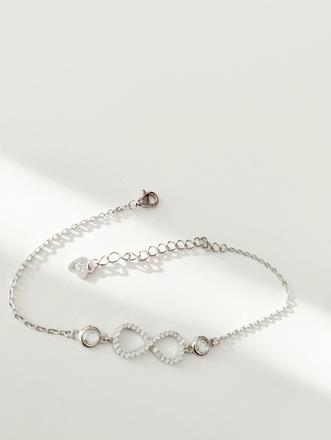 Stříbrný řetízek a náramek 925/1000, 