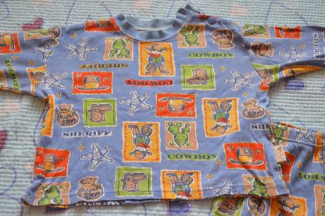 Bavlněné pyžamko - kovbojské, vel. 81-86, george,86