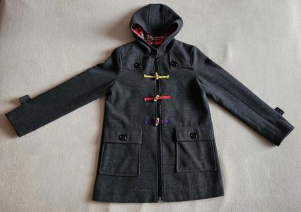 Dívčí kabát, kabátek, šedý, jako nový, vel.134/140, 134