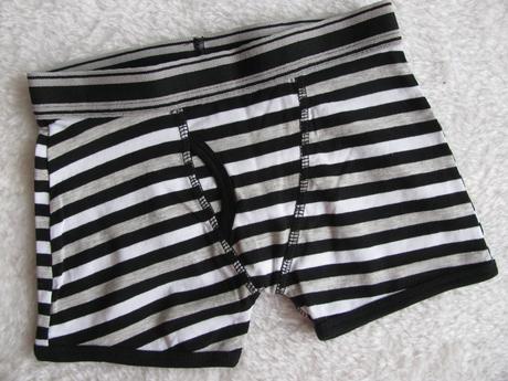 Chlapecké pruhované bavlněné boxerky, primark,98