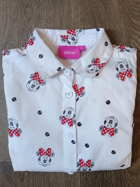 Dívčí košile s minnie, disney, vel.116, disney,116
