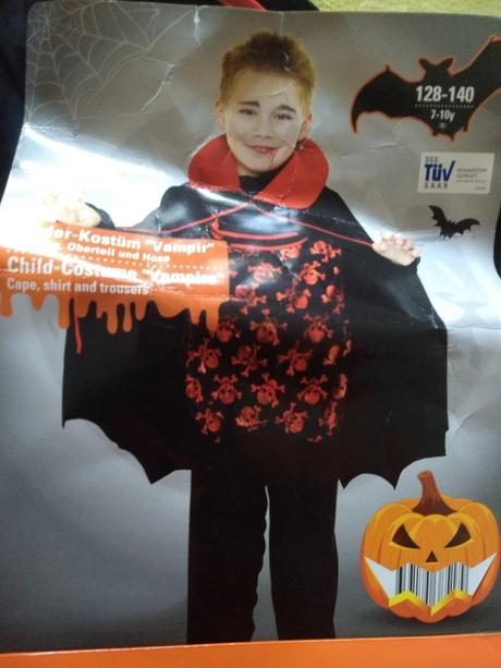 Kostým drákula vel. 128, 