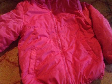 Dívčí růžová bunda, 104