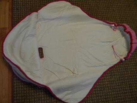 Fusak do autosedačky pro holčičku se srdíčky, 