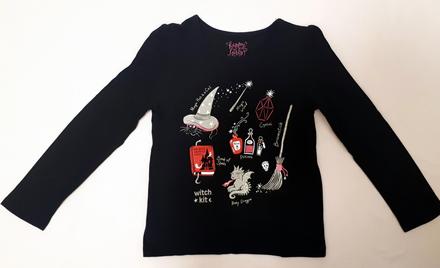 Dětské tričko čarodějnice, halloween, vel.128, c&a, c&a,128