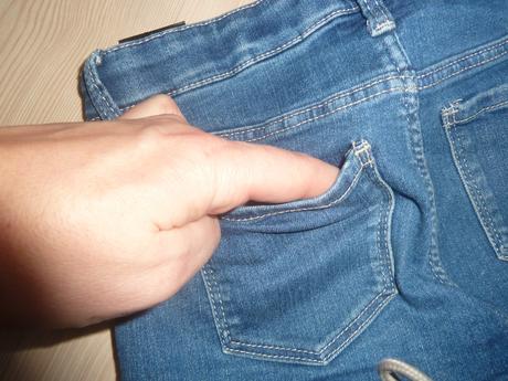 Šortky pod zadeček, denim,116