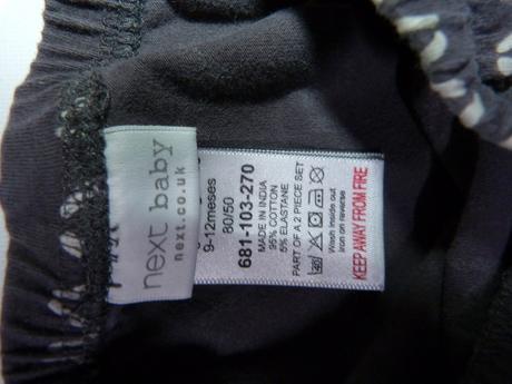 Bavlněné kalhoty vel.80, next,80