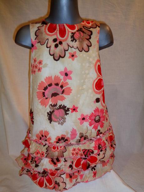 Krásné květované šaty, m&co,116