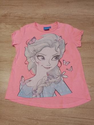 2x tričko frozen vel. 110/116, h&m,110