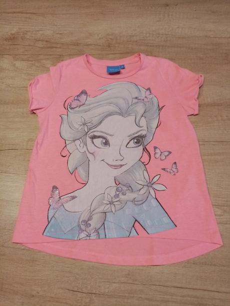 2x tričko frozen vel. 110/116, h&m,110