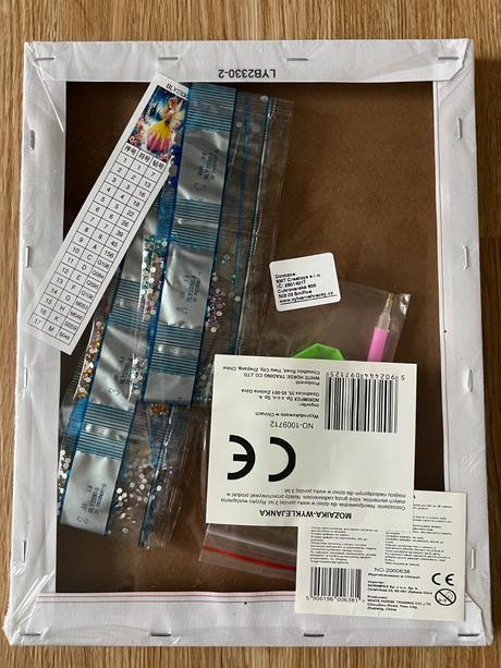 Diamantový obrázek na plátně - zimní víla, 