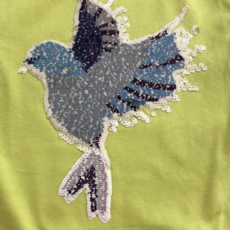 Yigga tricko s volanky menivy obrazek ptacka 134/1, yigga,134