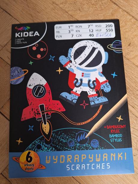 Kreativní tvoření škrábací obrázky, 