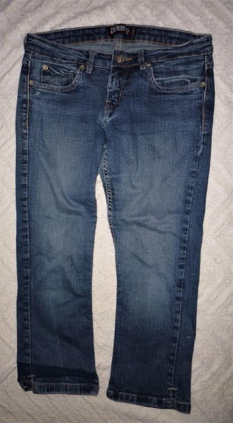 3/4 džíny - vel.m, denim co,m