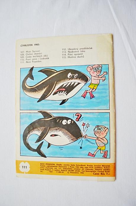 Dětský časopis čtyřlístek 111/ akce poseidon,