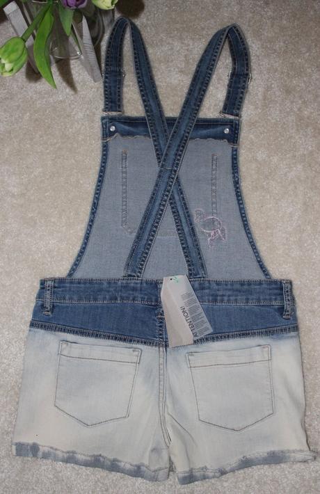 Laclové riflové kraťasy 2xl 11-12 let, benetton,152