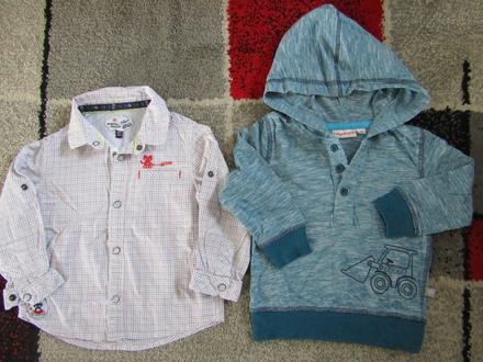 Košile zn.sengent major+tričko zn.liegelind vel.80, 80