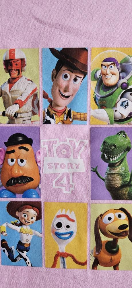 Dívčí tričko růžové, toy story, příběh hraček, 130, 134