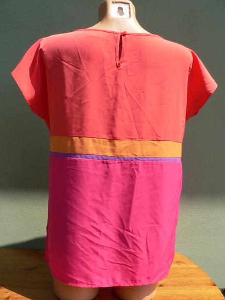 Pestrá halenka blůzka top yessica - vel.38, yessica,38