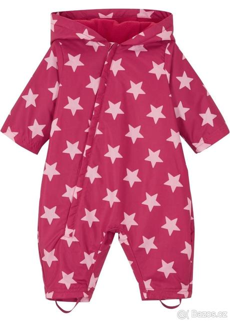 Zimní hvězdičkovaná  kombinéza, overal, bonprix,92