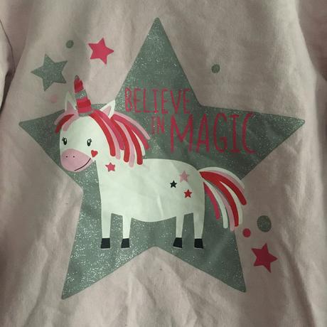 Vel. 92 starorůžová mikina s jednorožcem, 92