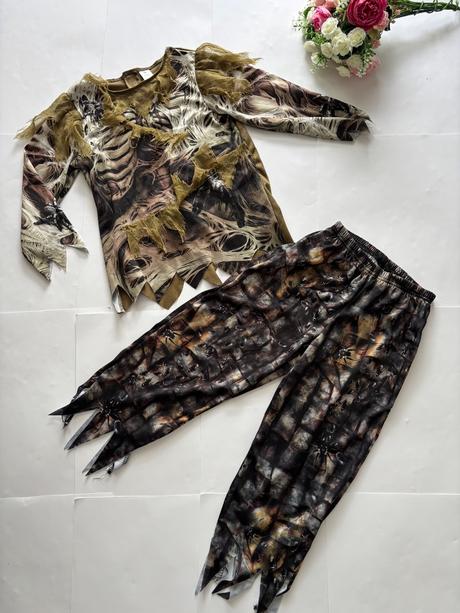 St4/ kostým zombie mumie - v.5/6 let,