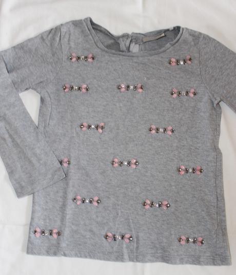 Op657. tričko s kamínky/mašličkami 5 let, next,110