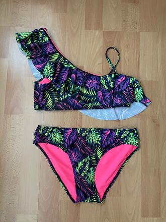 Dívčí plavky, h&m,158
