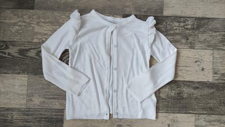 Propínací bílý svetrík dívčí, primark,116