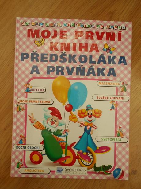 Kniha moje první kniha předškoláka a prvňáka,