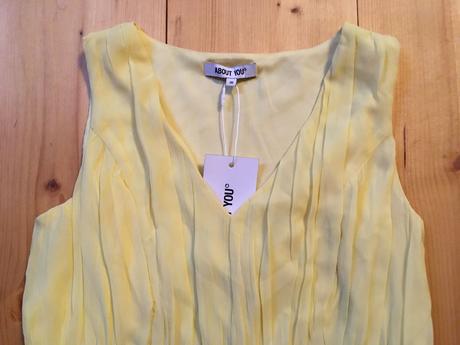 Nové žluté šaty s visačkou, vel. 38, 38