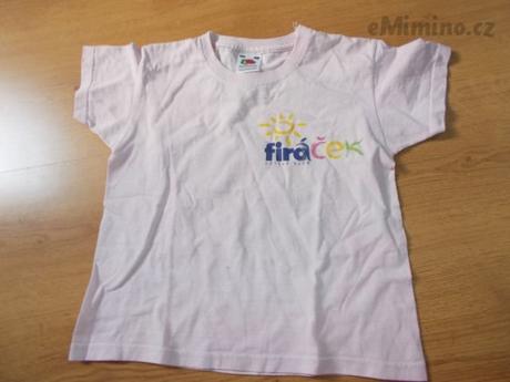 Tričko s nápisem "firáček", 104